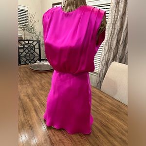 Amanda Uprichard silk pink dress
